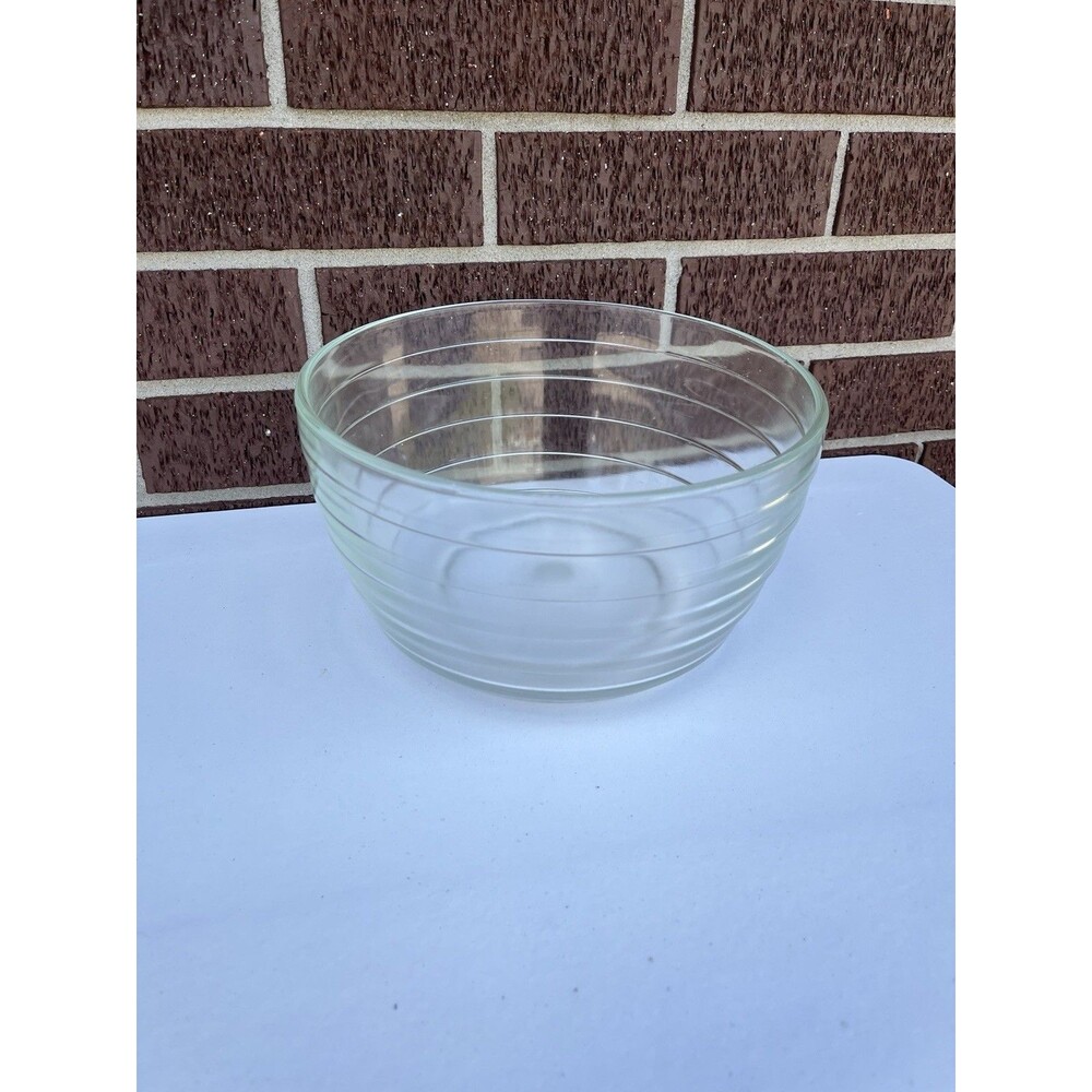 Vintage Pyrex for Westinghouse Glass Mixing Bowl Ribbed Design